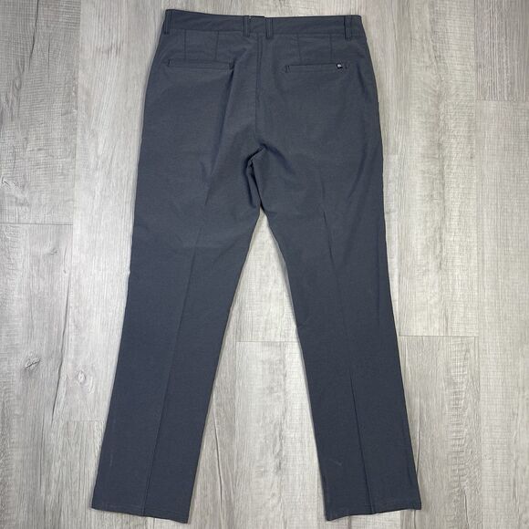 Travis Mathew Open To Close Pants Mens 34x32 Gray Chino Golf Performance Prep X - Picture 9 of 11